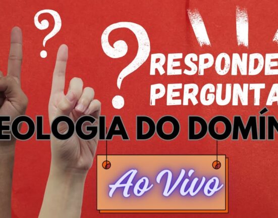 Live de quarta-feira para Perguntas e Respostas Sobre Teologia do Domínio